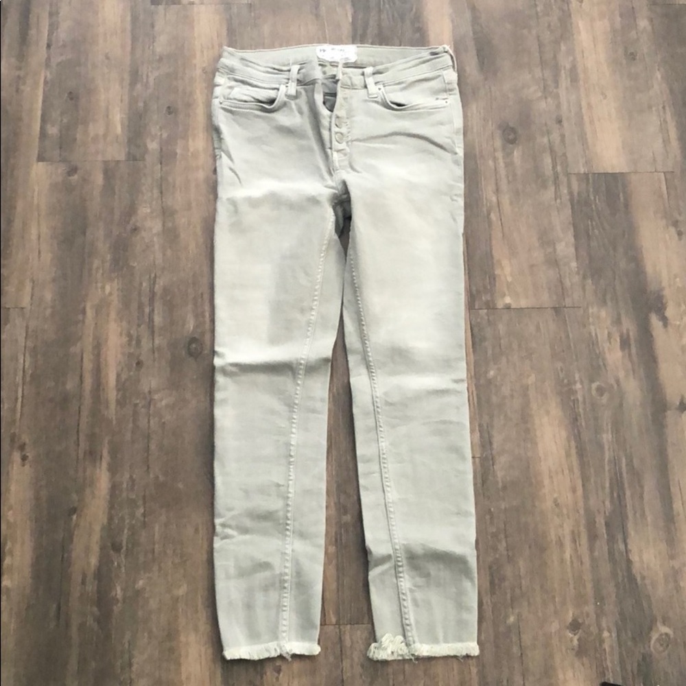 Grey Free People Jeans